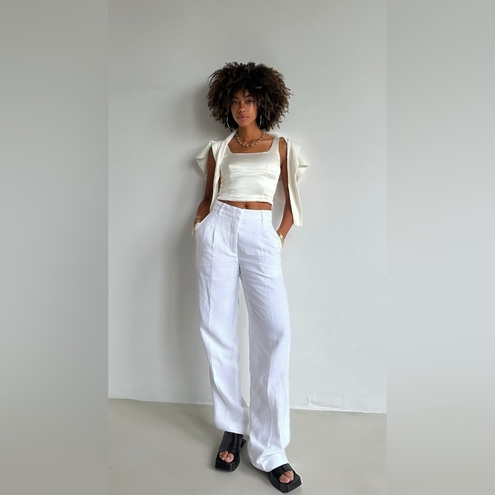 Aritzia Wilfred The Effortless Pant Linen